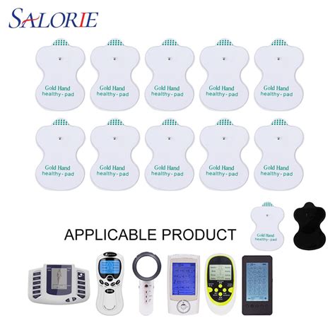 Salorie Pcs Tens Unit Replacement Sticky Gel Electrodes Pads