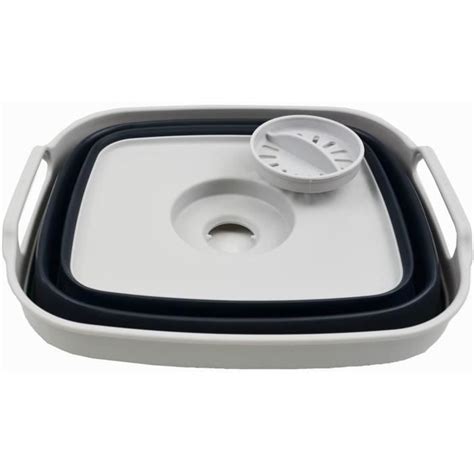 Bassine À Vaisselle Pliable De 7 5 L Avec Bouchon De Vidange Lavabo