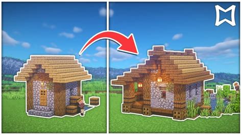 Minecraft Village Fishing Hut Fisher Cottage Transformation Village