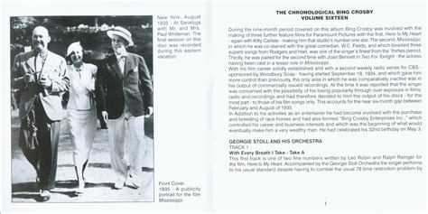 The Chronological Bing Crosby Volume John Mcnicholas Free