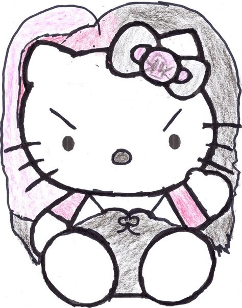 Emo Hello Kitty 2 By Kittysumara On Deviantart