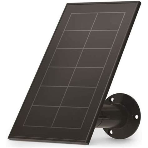 Arlo Panneau Solaire Essential Accessoire Arlo Noir Tanche