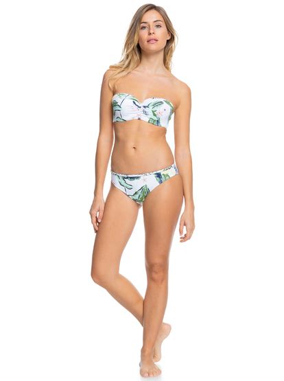 Roxy Bloom Bandeau Bikini Set For Women Roxy