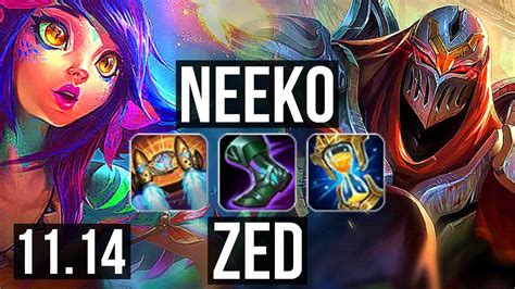 Neeko Vs Zed Mid 800 Games 7 2 9 1 3m Mastery Godlike Euw