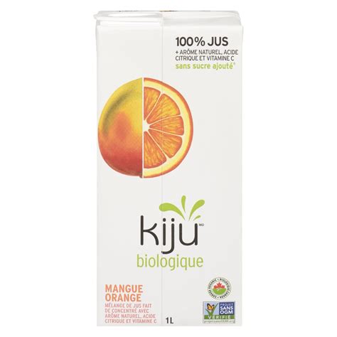 Jus Biologique Orange And Mangue 1lt