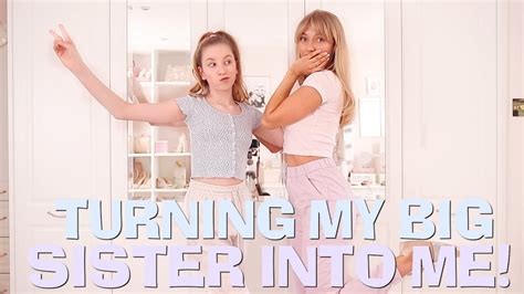 Turning My Big Sister Into Me Sister Style Swap Coco S World Youtube