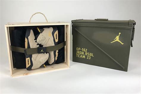 Military Themed Air Jordan 6 Pes Ted To Jordan Brands Mlb Stars