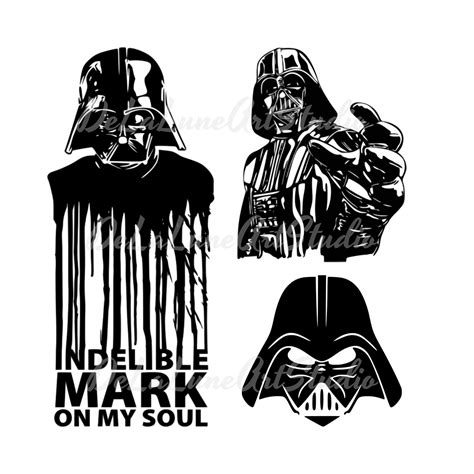 Star Wars Svg Silhouette Bundle Darth Vader Svg Star Wars Font The