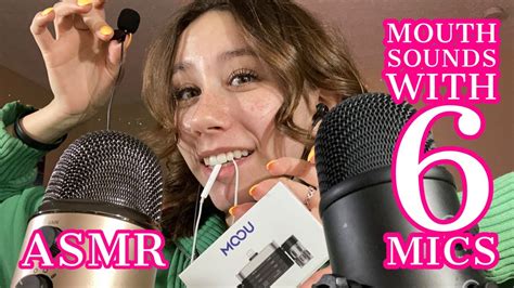 Asmr Mouth Sounds With Six Different Mics 30 Mins Of Mouth Sounds