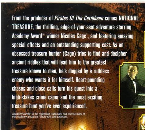 National Treasure Vhs Db Books