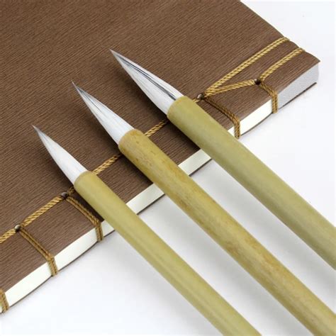 3 Pcs Chinese Calligraphy Brushes Pen Mixed Hair Painting Brush For