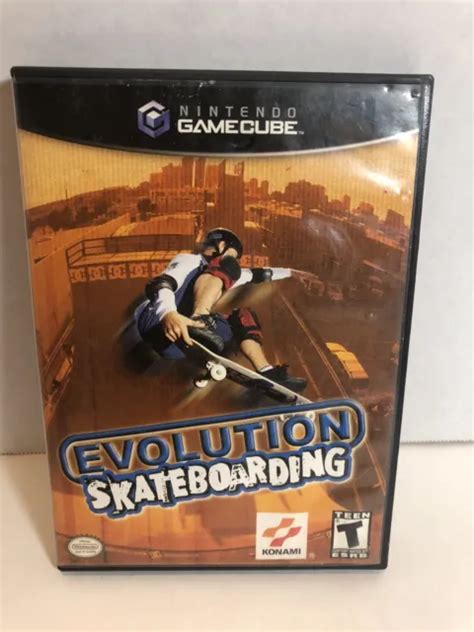 EVOLUTION SKATEBOARDING GAMECUBE 2002 Complete CIB W Manual Insert