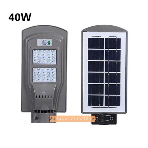 Jual Lampu Jalan Solar Panel Surya W Led Solar Cell Pju Indonesia