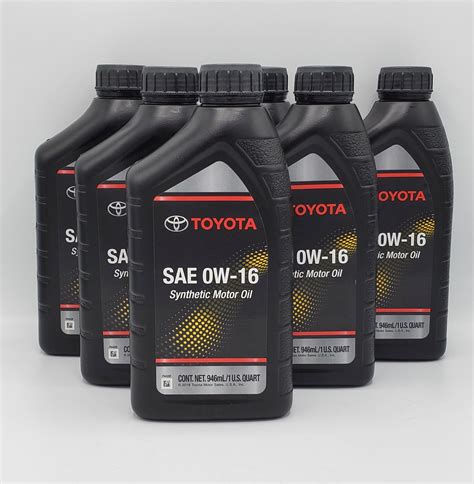 Toyota Sae W Synthetic Motor Oil Quarts