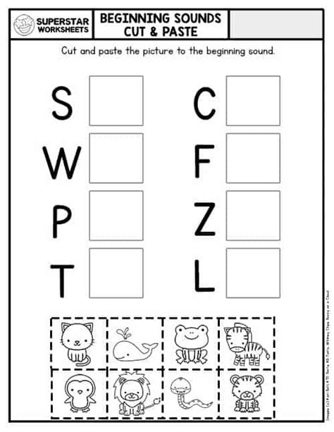 Cut And Paste Worksheets Superstar Worksheets Worksheets Library