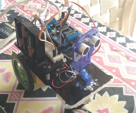 Obstacle Avoiding Robot Using Microcontroller Arduino 5 Steps Instructables