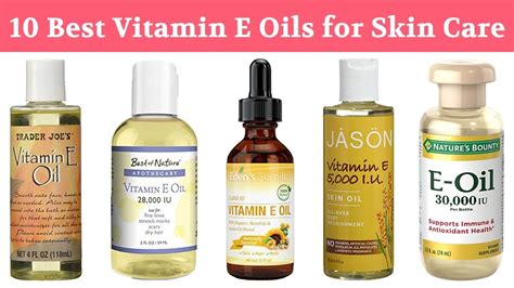 Organic Vitamin E Oil For Face