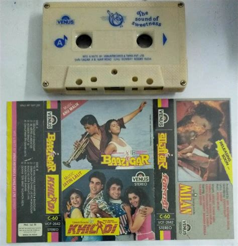 Baazigar Khiladi Hindi Film Audio Cassette Audio Cassettes Hindi Mossymart