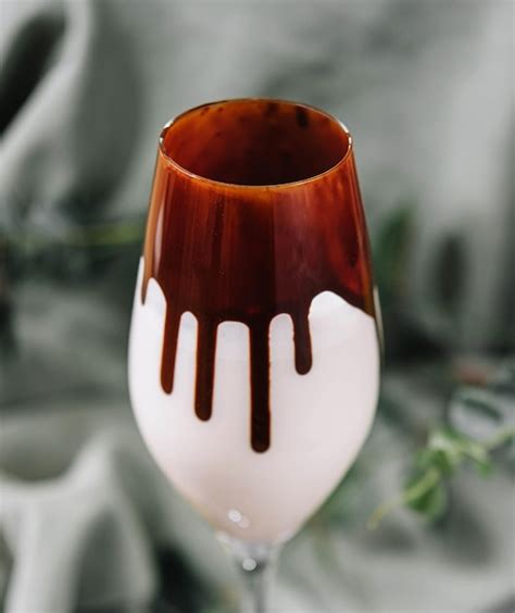 Premium Photo Milk Chocolate Cocktail In Beautiful Glass