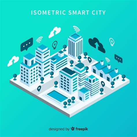 Premium Vector Isometric Smart City