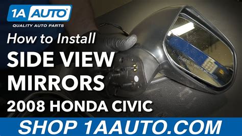 How To Replace A Honda Civic Side Mirror Housing Honda Civic