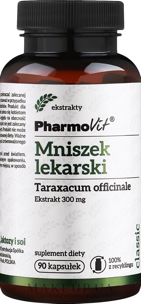 Диетическая добавка "Экстракт одуванчика", 300 мг - PharmoVit Classic ...