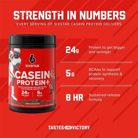 Sixstar Casein Protein Powder Elite Casein Protein Powder 2lb Musclepump