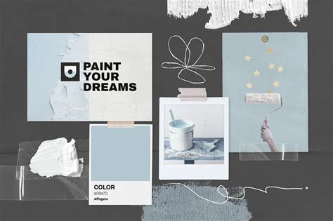 Aesthetic mood board mockup, editable | Premium Moodboard Maker - rawpixel