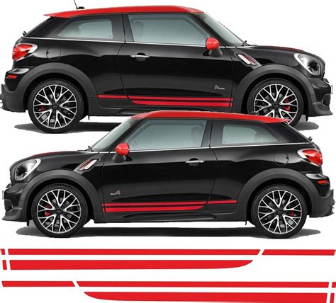 Mini R Paceman Cooper S Jcw Dual Sport Side Stripes Stickers