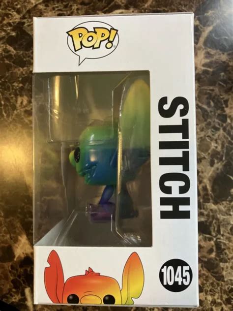 Disney Lilo Stitch Rainbow Stitch Seated Pride Funko Pop Eur