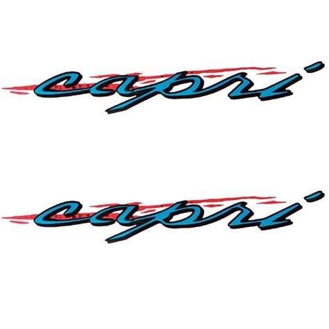 Bayliner Boat Emblem Decal Stickers Capri Oem Pair