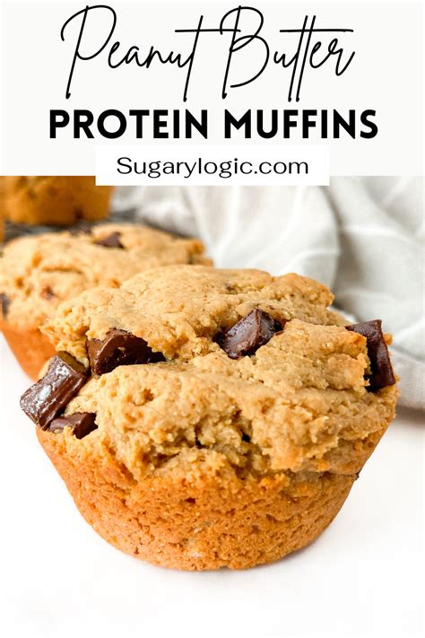 Peanut butter protein muffins – Artofit