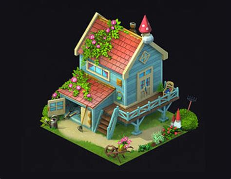 Pin on ферма рт in 2024 Isometric Building Anime