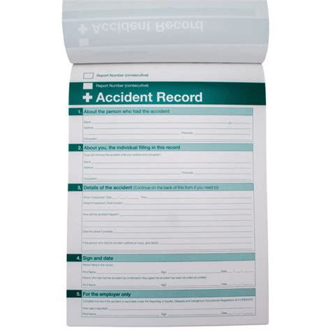 Accident Book Hse Dpa Compliant Fire Protection Online First