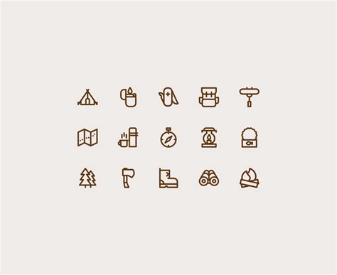 Free Camping Icons | Iconstore