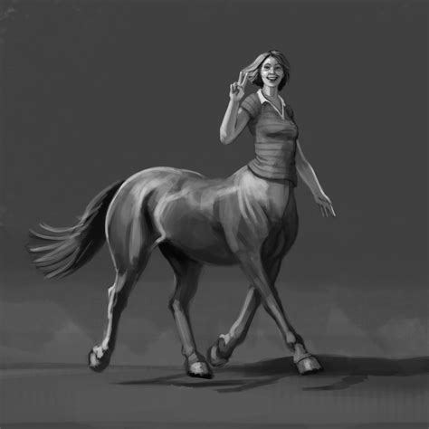 Draw this again: Modern Centaur girl by liminalbean on DeviantArt