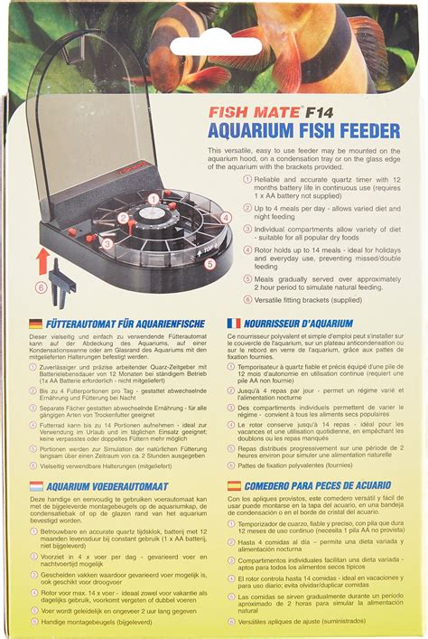 Fish Mate F14 Aquarium Fish Feeder BigEasyMart