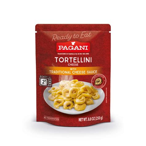 Tortellini Ready To Eat Formaggi Con Salsa Tradizionale Di Formaggi G