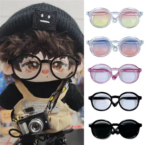 Doll Accessories Plush Eyeglasses Cotton Glasses 20cm Photo Decoration