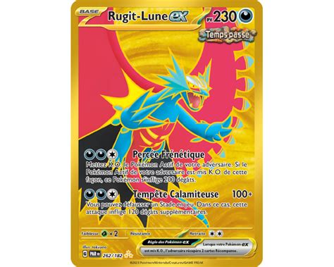 Rugit Lune ex Pv 230 262 182 Carte Hyper Rare Gold Écarlate et