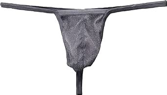 Evankin Mens Sexy Bling Mesh Thong See Through G Strings Underwear Low Rise Briefs Bikini Thin
