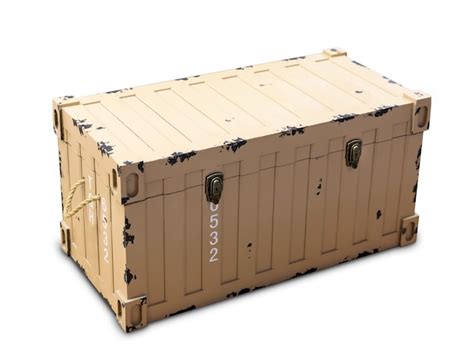 Premium Photo Big Metal Container