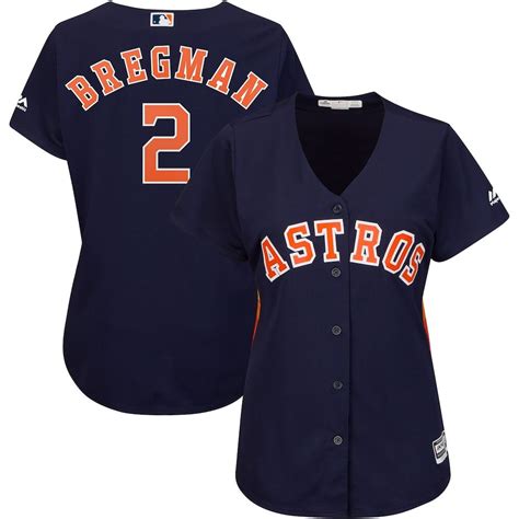 Womens Majestic Alex Bregman Navy Houston Astros Alternate Cool Base