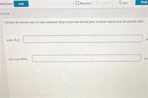 Solved Ment Score Check Resources Hint On Of Chegg