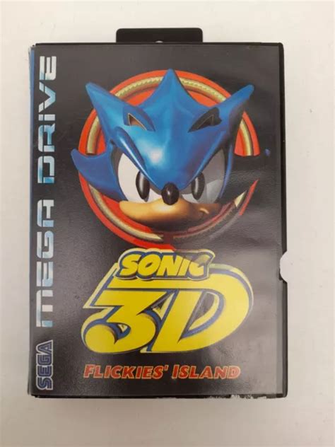 Sonic D Flickies Island For Sega Mega Drive Game Boxed Tested