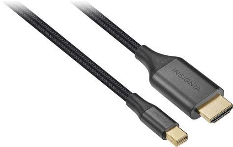 Insignia 10 Mini DisplayPort To HDMI Cable Black NS PCMDHD10 Best Buy