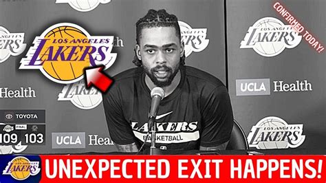 Just Happened Dangelo Russell Out Of The Lakers Unexpected Output Laker News Youtube