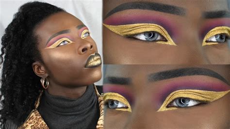 How To Slayyy Gold Cut Crease Tutorial Youtube