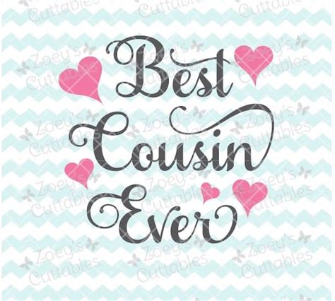 Best Cousin Ever Svg Best Cousins Best Cousin Forever Etsy