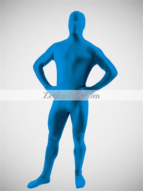 Blue Lycra Spandex Zentai Fullbody Suit Uc Fan Iezapp